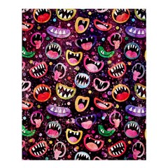 Funny Monster Mouths Shower Curtain 60  X 72  (medium)  by Salman4z