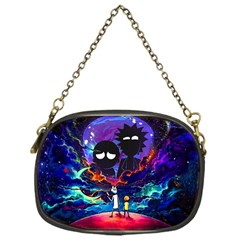 Rick And Morty In Outer Space Chain Purse (one Side) by Salman4z