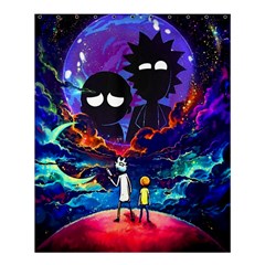 Rick And Morty In Outer Space Shower Curtain 60  X 72  (medium)  by Salman4z