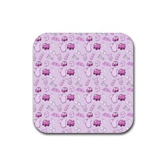 Baby Toys Rubber Coaster (square) by SychEva