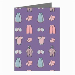 Baby Clothes Greeting Cards (pkg Of 8) by SychEva