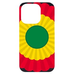National Cockade Of Bolivia Iphone 14 Pro Black Uv Print Case