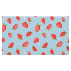 Strawberry Banner And Sign 7  X 4  by SychEva