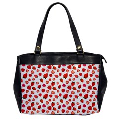 Watercolor Strawberry Oversize Office Handbag by SychEva