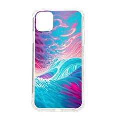 Tsunami Waves Ocean Sea Nautical Nature Water 6 Iphone 11 Tpu Uv Print Case by Jancukart