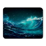 Tsunami Waves Ocean Sea Nautical Nature Water 7 Small Mousepad