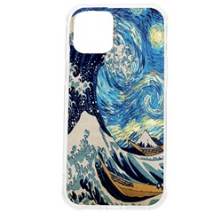 The Great Wave Of Kanagawa Painting Starry Night Van Gogh Iphone 12 Pro Max Tpu Uv Print Case by Sudheng