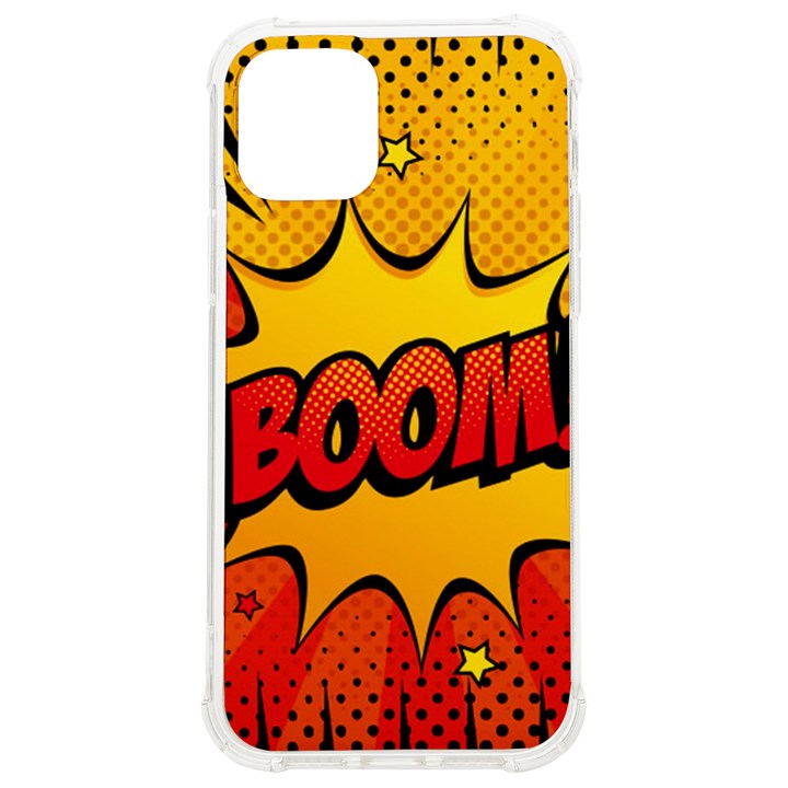 Explosion Boom Pop Art Style iPhone 12/12 Pro TPU UV Print Case
