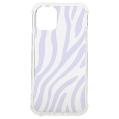 Grey Zebra Vibes Animal Print  Iphone 12 Mini Tpu Uv Print Case	 by ConteMonfrey