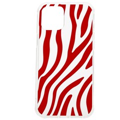 Red Zebra Vibes Animal Print  Iphone 12 Pro Max Tpu Uv Print Case by ConteMonfrey