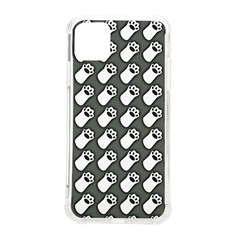 Grey And White Little Paws Iphone 11 Pro Max 6 5 Inch Tpu Uv Print Case by ConteMonfrey