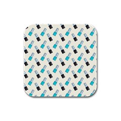 Nails Rubber Square Coaster (4 Pack) by SychEva