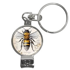 Bee Beekeeping Nail Clippers Key Chain