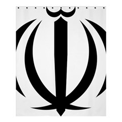 Emblem Of Iran  Shower Curtain 60  X 72  (medium)  by abbeyz71