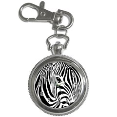 Animal Cute Pattern Art Zebra Key Chain Watches by Amaryn4rt