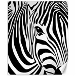 Animal Cute Pattern Art Zebra Canvas 16  x 20 