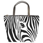 Animal Cute Pattern Art Zebra Bucket Bag