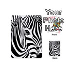 Animal Cute Pattern Art Zebra Playing Cards 54 Designs (Mini)