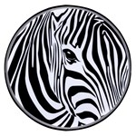 Animal Cute Pattern Art Zebra Wireless Fast Charger(Black)