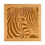 Animal Cute Pattern Art Zebra Wood Photo Frame Cube