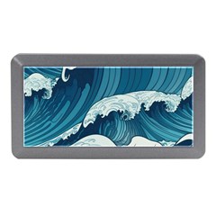 Waves Ocean Sea Pattern Water Tsunami Rough Seas Memory Card Reader (mini) by Wegoenart