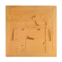 Egyptian Tutunkhamun Pharaoh Design Wood Photo Frame Cube by Celenk