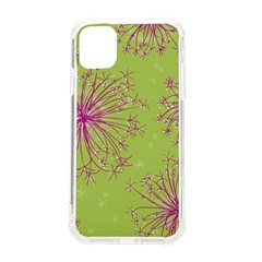 Dandelion Flower Background Nature Flora Drawing Iphone 11 Tpu Uv Print Case by Uceng