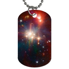 Astrology Astronomical Cluster Galaxy Nebula Dog Tag (two Sides) by Jancukart