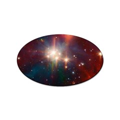 Astrology Astronomical Cluster Galaxy Nebula Sticker Oval (100 Pack) by danenraven