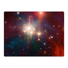 Astrology Astronomical Cluster Galaxy Nebula Two Sides Premium Plush Fleece Blanket (mini) by danenraven