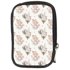 Roses-white Compact Camera Leather Case by nateshop