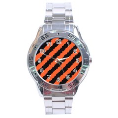 Halloween-background Stainless Steel Analogue Watch by nateshop