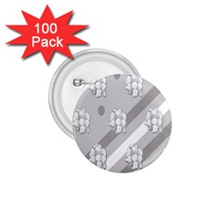 Strip-gray 1 75  Buttons (100 Pack)  by nateshop