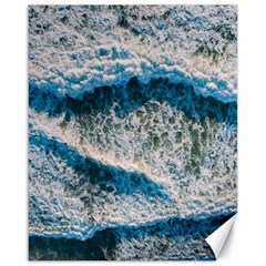 Waves Wave Nature Beach Canvas 16  X 20 