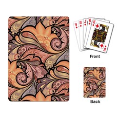 Colorful Background Artwork Pattern Floral Patterns Retro Paisley Playing Cards Single Design (rectangle)