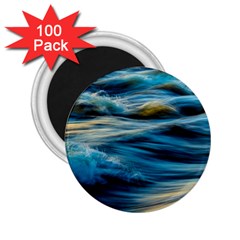 Waves Wave Water Blue Sea Ocean Abstract 2 25  Magnets (100 Pack) 