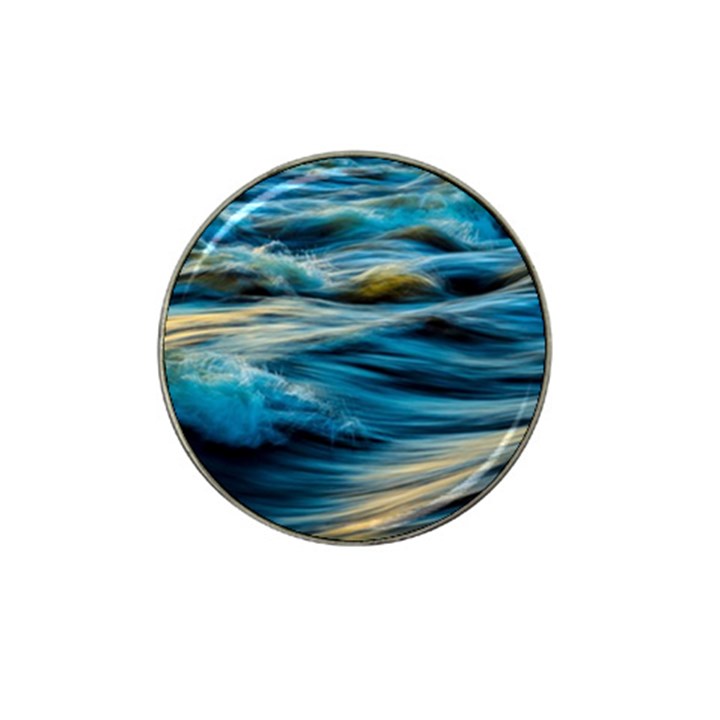 Waves Wave Water Blue Sea Ocean Abstract Hat Clip Ball Marker (4 pack)