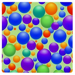 Background Pattern Design Colorful Bubbles Uv Print Square Tile Coaster 