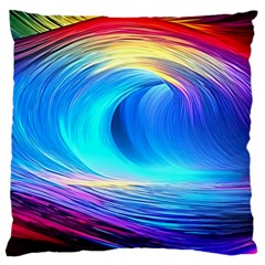 Art Fantasy Painting Colorful Pattern Design Standard Premium Plush Fleece Cushion Case (two Sides)