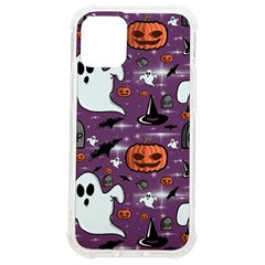 Pumpkin Ghost Witch Hat Halloween Sketch Holiday Iphone 12 Mini Tpu Uv Print Case	 by Ravend