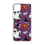 Pumpkin Ghost Witch Hat Halloween Sketch Holiday iPhone 11 Pro Max 6.5 Inch TPU UV Print Case Front