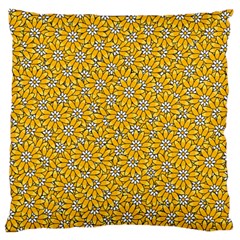 Flowers Bloom Art Colorful Artwork Design Pattern Standard Premium Plush Fleece Cushion Case (one Side)