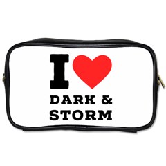 I Love Dark And Storm Toiletries Bag (two Sides) by ilovewhateva