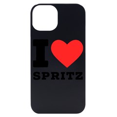 I Love Spritz Iphone 14 Black Uv Print Case by ilovewhateva