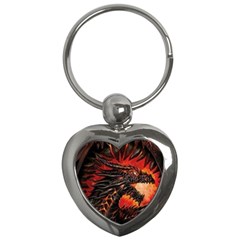 Dragon Key Chain (heart)