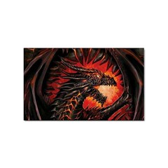 Dragon Sticker Rectangular (10 Pack)