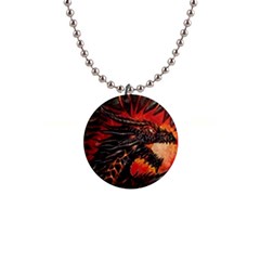 Dragon 1  Button Necklace