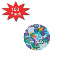 Pattern Hotdogtrap 1  Mini Buttons (100 Pack) 