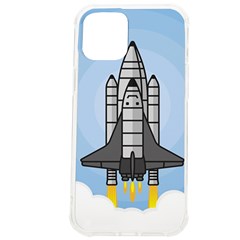 Rocket Shuttle Spaceship Science Iphone 12 Pro Max Tpu Uv Print Case by Salman4z
