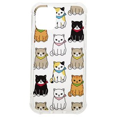 Cat Kitten Seamless Pattern Iphone 12 Mini Tpu Uv Print Case	 by Salman4z